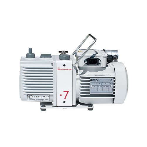 Rebuilt Edwards 0.7 E2M0.7 Rotary Vane Dual Stage Mechanical Vacuum Pump, 115 VAC 1 ph, A37141902