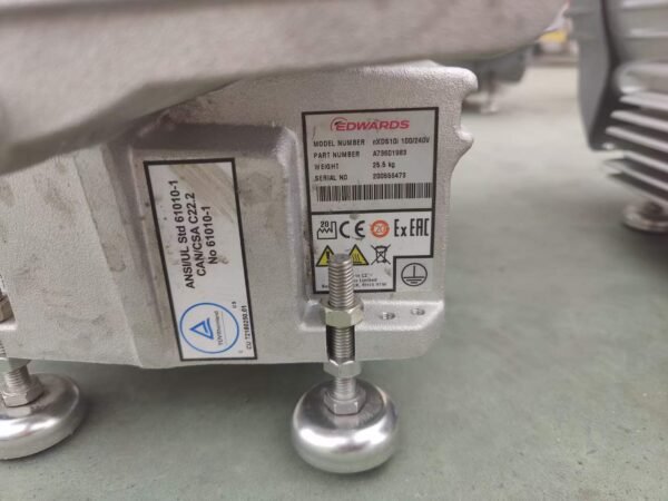 Edwards nXDS10i Oil-Free Dry Scroll Vacuum Pump, 100-240 VAC, 6.7 CFM ...
