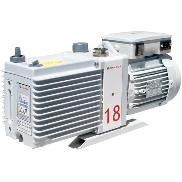 Edwards 18 E2M18 Rotary Vane Dual Stage Mechanical Vacuum Pump, 115/200-230 VAC 1-ph, A36317984