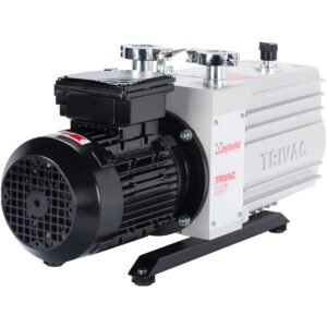 Leybold TriVac D30T TriVac Dual Stage Rotary Vane Vacuum Pump, Three Phase 200/480 VAC, 19.9 CFM, KF-25 Inlet/Outlet.